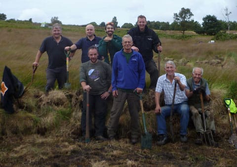 The Countryside and Parks Conservation Group on Gentleshaw Common