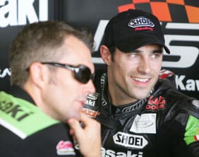 Gary Mason (right) with Andrew Pitt Gary Mason (right) with Andrew Pitt