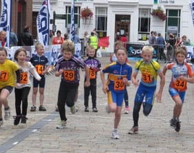 A junior race gets underway