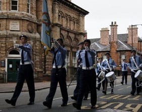 Police-closed-the-city-centre-so-the-huge-parade-could-march-through-the-City-safely_