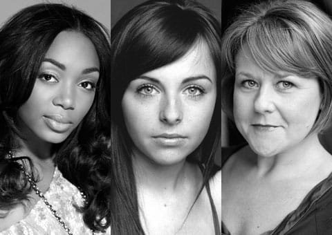 Zaraah Abrahams, Louisa Lytton and Wendi Peters