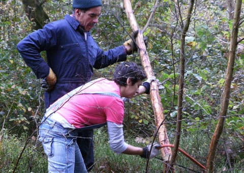 Dave and Sarah Lownes from Burton Conservation Volunteers Dave and Sarah Lownes from Burton Conservation Volunteers