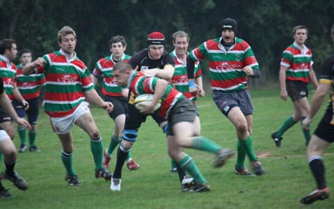 Action from Bridgnorth RUFC v Burntwood RUFC. Pic: Joanne Gough