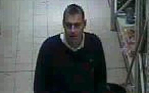 CCTV of the man police want to speak to