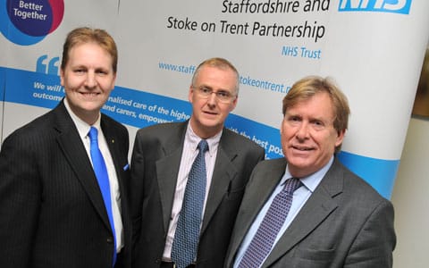 County councillor Matthew Ellis, Dr Nigel Ratcliffe and Simon Burns MP County councillor Matthew Ellis, Dr Nigel Ratcliffe and Simon Burns MP