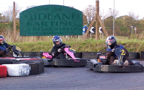 Racing at Midland Karting Racing at Midland Karting