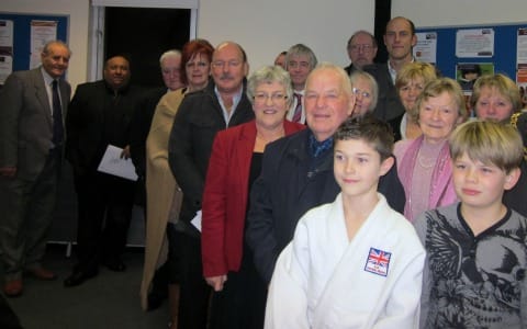 Representatives at the Grant Aid presentation evening in Burntwood