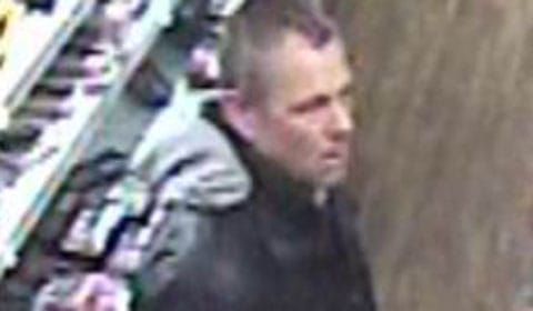 A CCTV image of the man police want to speak to