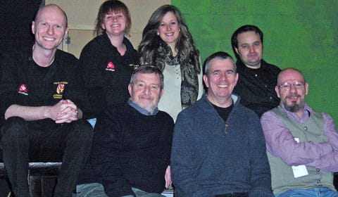 Dan Branch, Jessica James, Hannah Davies, David Stonehouse, Ken Knowles, Chris Stanley and Steve Appleyard