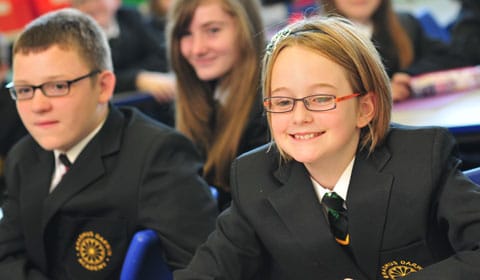 Students at Erasmus Darwin Academy
