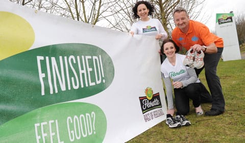 Florette's Niki Webster and Laura Shaw with Kevin Wilson from KP Events Florette's Niki Webster and Laura Shaw with Kevin Wilson from KP Events