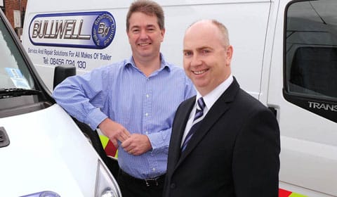Kevin Tomlinson and Gary Bulley from Bullwell Trailer Solutions