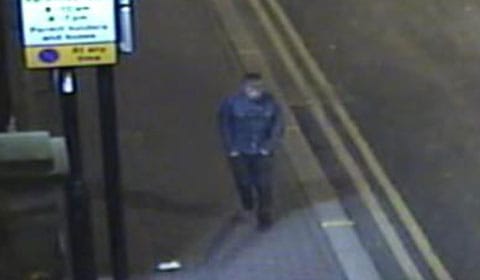 CCTV of Tyler Gardner in Burton on the night he went missing