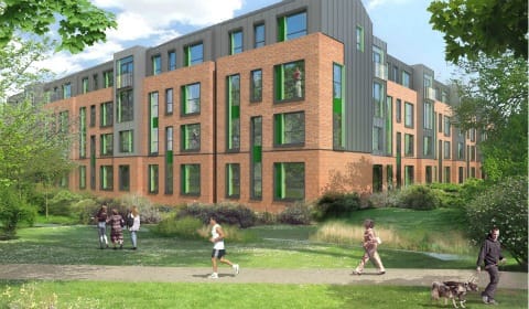 An artist's impression of the Friary Outer development