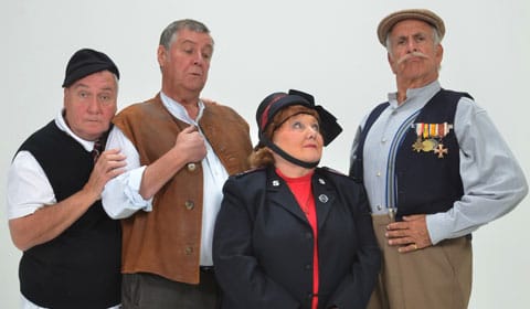 Some of the Go and Play Up Your Own End cast