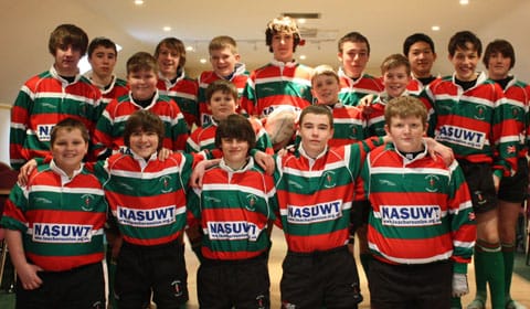 The Burntwood RUFC U13 side in their new kit The Burntwood RUFC U13 side in their new kit
