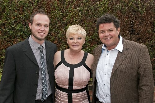 Crissy Rock with Matt Burnell and Barrie Semp of The Smile Centre