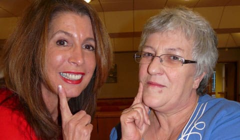 Cllr Sue Arnold and Cllr Sue Woodward