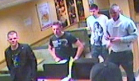 CCTV footage of the men police want to speak to CCTV footage of the men police want to speak to