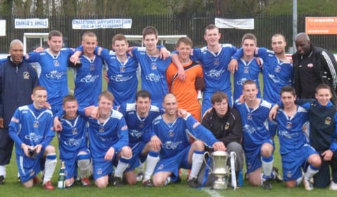 Chasetown FC Reserves with the league trophy. Pic: Jane Aiton