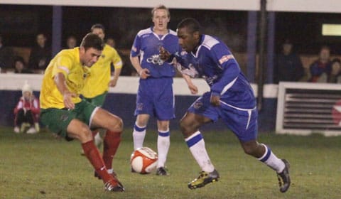 Courtney Pitt on the ball. Pic: Dave Birt Courtney Pitt on the ball. Pic: Dave Birt