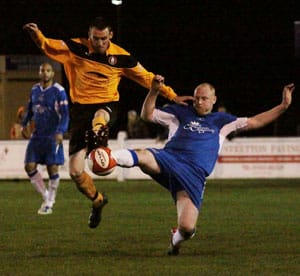 Richard Teesdale makes a challenge. Pic: Dave Birt Richard Teesdale makes a challenge. Pic: Dave Birt