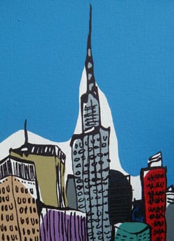 Rachel Tighe's New York skyline