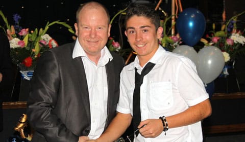 chad_degville_recieves_supporters_player_of_the_season_for_the_reserves