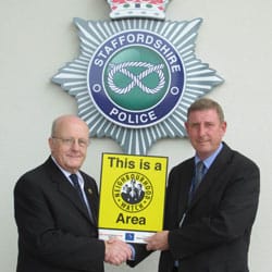 Ray Jones, from the West Midlands Region National Neighbourhood Watch Network, with Dave Twist Ray Jones, from the West Midlands Region National Neighbourhood Watch Network, with Dave Twist