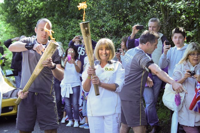 Olympic Torch Relay Day 2012-32