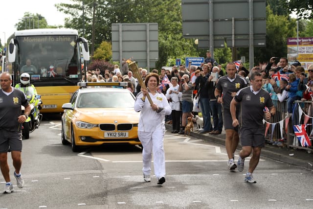 Olympic Torch Relay Day 2012-47