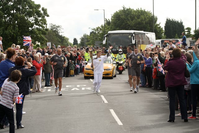 Olympic Torch Relay Day 2012-61