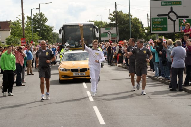 Olympic Torch Relay Day 2012-63