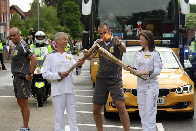 Olympic Torch Relay Day 2012-80
