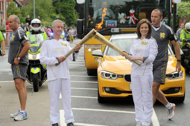 Olympic Torch Relay Day 2012-81