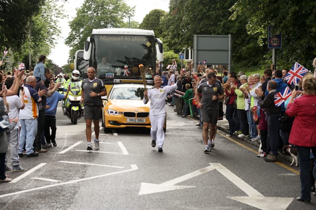 Olympic Torch Relay Day 2012-91