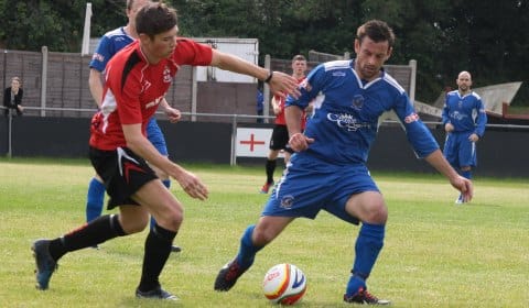 new_signing_dave_bate Action from Redditch United v Chasetown. Pic: Dave Birt