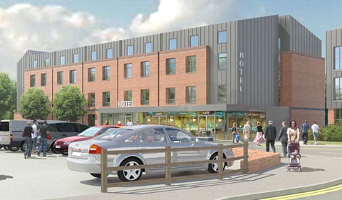 An artist's impression of the new Friary Outer hotel