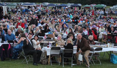The Lichfield Proms in Beacon Park audience The Lichfield Proms in Beacon Park audience