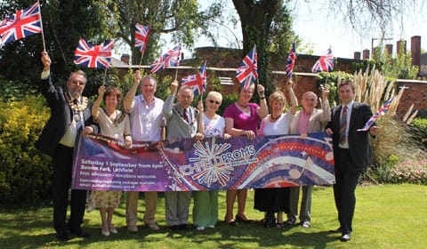 Some of the businesses and organisations backing the Lichfield Proms in Beacon Park event Some of the businesses and organisations backing the Lichfield Proms in Beacon Park event