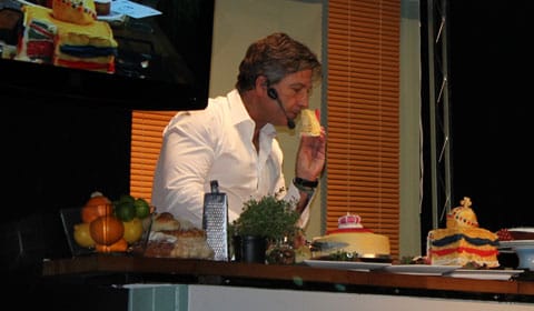 John Torode on stage at the Lichfield Food Festival John Torode on stage at the Lichfield Food Festival