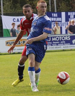 Jonathan Gould on the ball. Pic: Dave Birt
