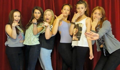 Sarah Berriman, Molly Hudson, Grace Lambert, Laura Mallaband, Ava Moore and Emma Rumsey