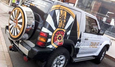 roundtablecar The new Lichfield Round Table car