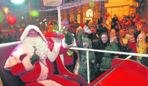 The Lichfield Round Table Santa tableau