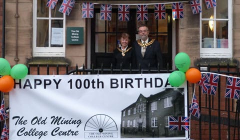 Cllr-Ken-Humphreys-and-Maureen-Humphreys Cllr Ken Humphreys and Maureen Humphreys at the 100th birthday celebrations