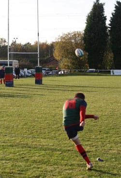 Lichfield kick for goal