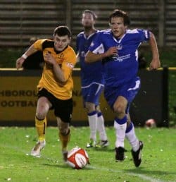 Jack Farmer chases down the ball. Pic: Dave Birt