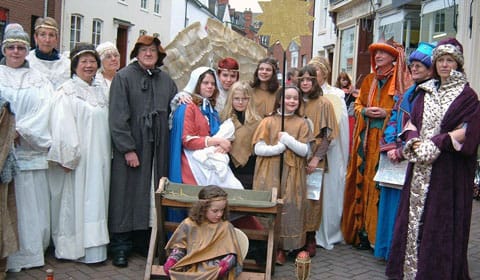 A previous Nativity performance in Lichfield