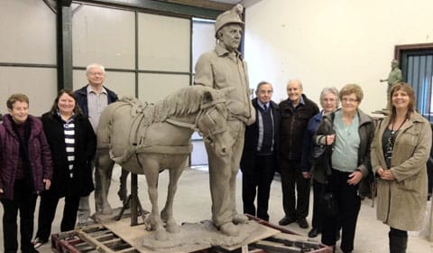 scamp Representatives from local groups get a first look at the SCAMP sculpture